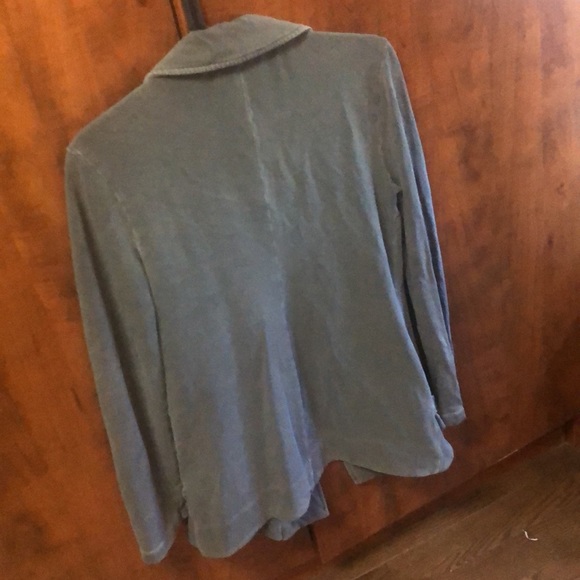 7forAllMankind,Grey distressed cotton blazer,sizeS - Picture 4 of 4